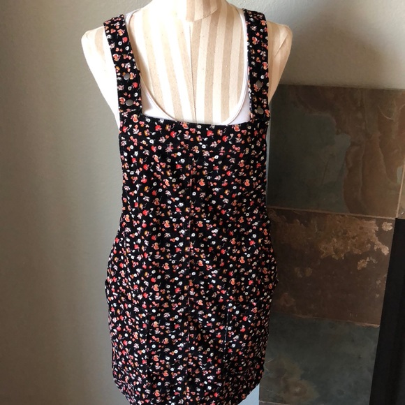 Xhilaration Dresses & Skirts - Floral Corduroy Dress